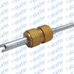 SACADOR E INSTALADOR SCHRADER R134A DUAS PONTAS