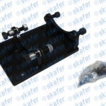 SUPORTE UNIVERSAL FIXO SANDEN 5H14 7H15 8 ORELHAS COM FUROS E ROSCAS