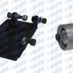 KIT SUPORTE COM CORREIA FORD TRANSIT SANDEN 8 ORELHAS CORREIA ÚNICA