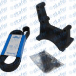 KIT SUPORTE SCANIA CAMINHÃO SÉRIE P G R 2008 EM DIANTE 124 SANDEN 7H15 PASSANTE