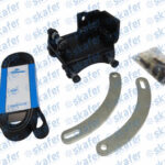 KIT SUPORTE COM CORREIA 8PK FORD F250 F350 CUMMINS SANDEN 8 ORELHAS