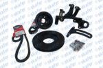 KIT SUPORTE COM CORREIA GM CHEVROLET D20 MOTOR PERKINS PARA SANDEN ORELHA