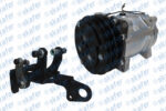 KIT SUPORTE COM CORREIA GM CHEVROLET D20 MOTOR PERKINS PARA SANDEN ORELHA - Imagem 2