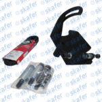 KIT SUPORTE COM CORREIA MERCEDES BENZ CAMINHÃO 1935 1941 2635 BICUDO PARA SANDEN CANAL A