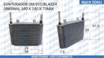 EVAPORADOR GM CHEVROLET S10 BLAZER 93353241 - Imagem 6