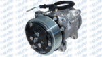 COMPRESSOR SANDEN 7H15 4866 8 ORELHAS 24V 119MM SAIDA TRASEIRA 600198 10021372