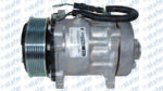 COMPRESSOR SANDEN 7H15 4866 8 ORELHAS 24V 119MM SAIDA TRASEIRA 600198 10021372 - Imagem 2