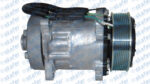 COMPRESSOR SANDEN 7H15 4866 8 ORELHAS 24V 119MM SAIDA TRASEIRA 600198 10021372 - Imagem 4