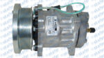 COMPRESSOR CATERPILLAR MODELO SANDEN 4487 7H15 132MM ORELHA 24 V  8PK 10021397 600.277 - Imagem 2