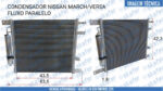 CONDENSADOR NISSAN MARCH VERSA 921001HA3A - Imagem 7