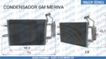 CONDENSADOR GM CHEVROLET MERIVA - Imagem 6