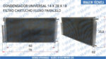 CONDENSADOR UNIVERSAL 14 X 28 X 18 FILTRO CARTUCHO FLUXO PARALELO - Imagem 6