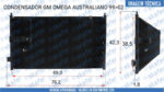 CONDENSADOR GM CHEVROLET OMEGA AUSTRALIANO 1999 2000 2001 2002 - Imagem 6