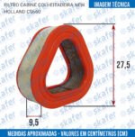 FILTRO CABINE NEW HOLLAND COLHEITADEIRA CS660 - Imagem 2