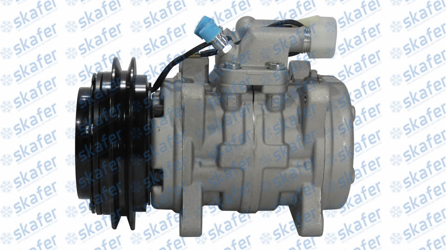 New A/C Compressor – For Case 2144 2166 2188 580 / New Holland, OE 86993462, CM100250