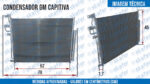 CONDENSADOR GM CHEVROLET CAPTIVA - Imagem 6