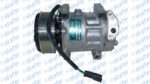 COMPRESSOR SCANIA JCB CAMINHÃO RETROESCAVADEIRA 24V 8PK 119MM 7H15 7980  2007 ORIGINAL 05008202A - Imagem 2