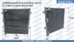 CONDENSADOR VOLVO ESCAVADEIRA EC210B EC240 EC460 EC480 - Imagem 6