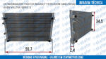 CONDENSADOR VALTRA MASSEY FERGUSON  TRATOR 5445 8650 8690 SERIE S 4290397M2 - Imagem 6