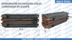EVAPORADOR COM RADIADOR DE AR QUENTE VOLVO ESCAVADEIRA - Imagem 5