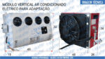 MÓDULO VERTICAL AR CONDICIONADO ELÉTRICO PARA ADAPTAÇÃO 12V - Imagem 8