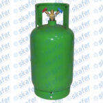 CILINDRO PARA GÁS R134A 13,6kg 2 VIAS COM VÁLVULAS
