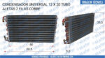 CONDENSADOR UNIVERSAL 12 X 20 TUBO ALETAS 2 FILAS 1191431 SKAFER - Imagem 6