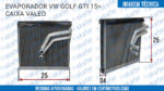 EVAPORADOR VOLKSWAGEN GOLF GTI 2015 EM DIANTE - Imagem 6