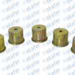 TAMPA METÁLICA PARA CONEXÃO ROSCA 10MM COMPRESSOR PACOTE 5 UNIDADES