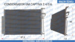 CONDENSADOR GM CHEVROLET CAPTIVA 96815553 - Imagem 6