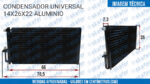 CONDENSADOR UNIVERSAL 14 X 26 X 22 - Imagem 6