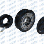 KIT EMBREAGEM 7H15 24V 8PK 136MM VOLVO SANDEN