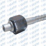 CONEXÃO 6MM RETA FÊMEA ALUMÍNIO