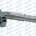 CONEXAO BLOCK FITTING 8MM 45º ALUMINIO RADIAL