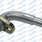 CONEXAO BLOCK FITTING 10MM 90º ALUMINIO RADIAL