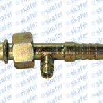 CONEXÃO 12MM RETA AÇO COM VÁLVULA PACOTE COM 3 UNIDADES