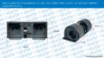 MOTOR CAIXA PÁ CARREGADEIRA L70F SPAL T74 71 R100S COM CARACOL 3VL 24V DUAS TURBINAS 6.000H 006 B45 B-22 - Imagem 7