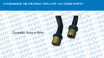 CONDENSADOR GM CHEVROLET OPALA ATÉ 1992 3059082 SKAFER - Imagem 8