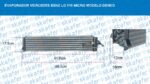 EVAPORADOR MERCEDES BENZ LO 916 MICRO MODELO DENSO BC441300-2490RO TUBO ALETAS SKAFER - Imagem 7