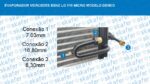 EVAPORADOR MERCEDES BENZ LO 916 MICRO MODELO DENSO BC441300-2490RO TUBO ALETAS SKAFER - Imagem 8