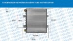 CONDENSADOR XCMG XC870BR RETROESCAVADEIRA LN18B 803593908 TUBO ALETAS SKAFER - Imagem 10