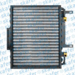 CONDENSADOR CNH NEW HOLLAND TRATOR T7 84158363 84249273 87739450 SUPORTE INVERTIDO TUBO ALETAS SKAFER