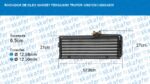 RADIADOR DE ÓLEO MASSEY FERGUSON TRATOR 4292 4297 4298 4299 MOTORES SISU 420DS PERKINS 1104A 3780458M1 3780458M2 3780458 3780458M1ORIG MNY40258101B4M COBRE SKAFER - Imagem 6