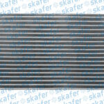 CONDENSADOR CATERPILLAR TRATOR DE ESTEIRA D7R 21 EM DIANTE TUBO ALETA