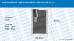 EVAPORADOR TRATOR CASE FARMALL TRATOR NEW HOLLAND T6 130 FLUXO PARALELO - Imagem 7