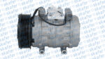 COMPRESSOR JOHN DEERE 5000 6000 7000 10P15 8PK IMPORTADO - Imagem 2