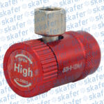 ENGATE RAPIDO ALTA R1234YF- 1/4 SAE VERMELHO EOS