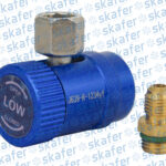 ENGATE RÁPIDO BAIXA R1234YF 1/4 SAE AZUL EOS