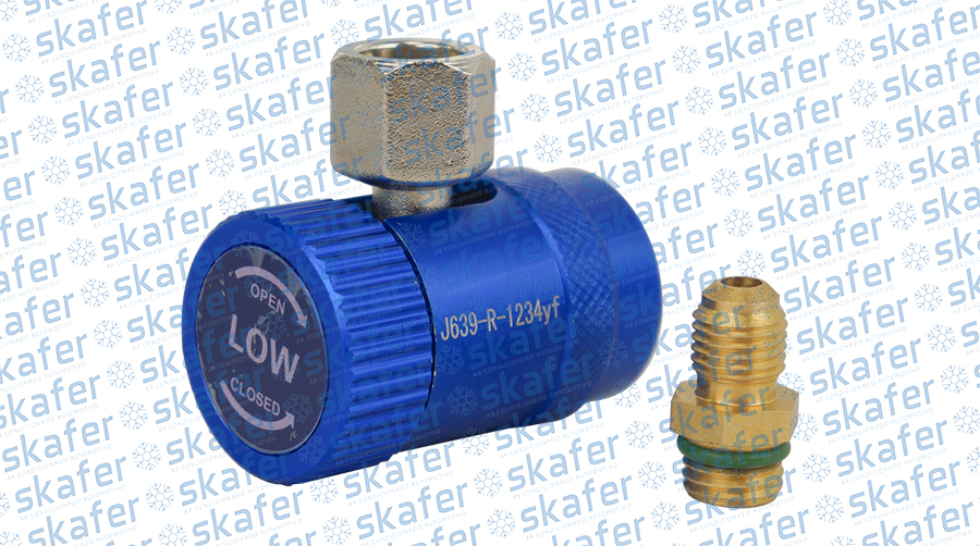 Web ENGATE RÁPIDO BAIXA R1234YF 1/4 SAE AZUL EOS - Imagem 1