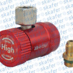 ENGATE RÁPIDO ALTA R1234YF 1/4 SAE VERMELHO EOS